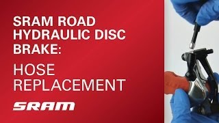 SRAM Road Hydraulic Disc Brake Hose Replacement [upl. by Sanyu916]