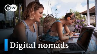 Working online and traveling the world  digital nomads  DW Documentary [upl. by Eyahc946]