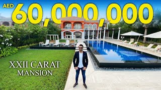 TOUR OF THE 22 CARAT BEACH VILLA IN PALM JUMEIRAH  DUBAI PROPERTY VLOG 25 [upl. by Dorrahs]