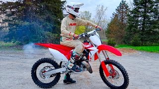 2019 CR125 2 STROKE FIRST RIDE [upl. by Fidelio]