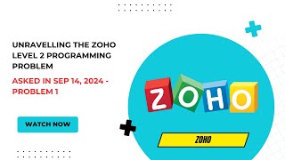 Zoho Level 2 Programming Problem  problem 1 Count Digits in a Given Number [upl. by Nerek313]