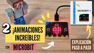 Clase 2 Programación Divertida con MICROBIT ¡Crea ANIMACIONES INCREÍBLES  Para niños y jóvenes [upl. by Oicelem]