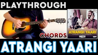 Atrangi Yaari  Wazir  Guitar Chords  Tutorial  Pickachord  Playthrough [upl. by Hayyim]