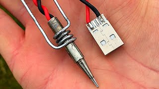 How To Make Soldering iron At Home सोल्डरिंग आयरन कैसे बनाएं घर पर  Use Old Pencil Battery [upl. by Ditzel]