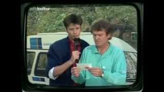 ZDF Hitparade  Schaltung zu Günther Jauch Trainingslager der DFBMannschaft Tegernsee 1988 [upl. by Lambertson]