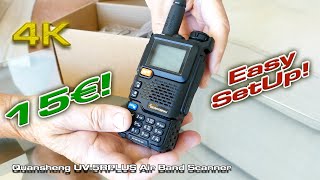 Quansheng UV5R PLUS Air Band Scanner Easy Setup [upl. by Phillie262]