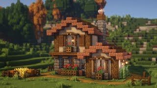 Minecraft How to Build a Cozy Cottage  Simple House Tutorial [upl. by Gelasias]