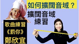 52如何 擴闊音域 擴闊 音域 練習  歌曲練習 罰你 鄭欣宜  Say or Sing 學唱歌 香港 [upl. by Janerich]