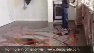 sol epoxy mode melange de couleur Designer Epoxy Installation [upl. by Warms]