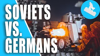 LEGO WW2 Battle Animation  Soviets vs Germans [upl. by Criswell]