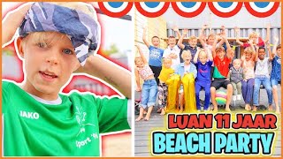 EXPEDiTiE ROBiNSON BEACH PARTY 🎉  kinderfeestje Luan 11 jaar  Bellinga Vlog 2960 [upl. by Ahsiener]