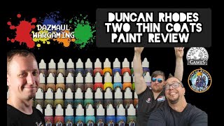 Daz amp Ash Unbox amp Review the Duncan Rhodes Two Thin Coats Wave One Paint Range [upl. by Dnomaid]