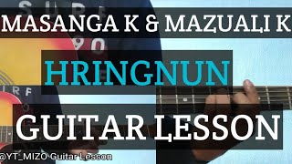 Masanga K amp Mazuali K  Hringnun Guitar LessonPerhdan [upl. by Koran]