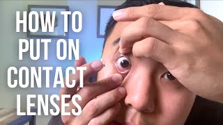 How to put on contact lenses the BEST way  👁 Ophthalmologist michaelchuamd [upl. by Trevlac]