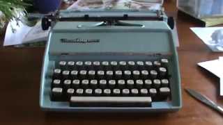 1964 Remington Fleetwing Typewriter [upl. by Remmos740]