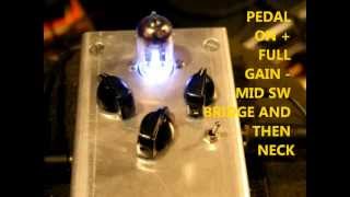 ValveCaster Tube Boost Guitar Pedal Demo 3wmv [upl. by Aleda]