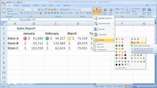 Excel Formatting Tip 1  Conditional Formatting in Excel with Data Bars Color Scales amp Icon Sets [upl. by Notlrahc]