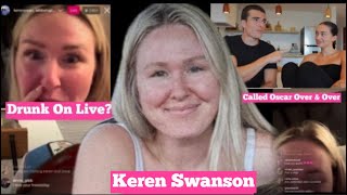 Keren Swansons WEIRD IG Live With Oscar Morales amp Addie [upl. by Ylra]