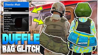 GTA 5 DUFFLE BAG GLITCH DIRECTOR MODE WORKING HOW TO GET ANY DUFFLE BAG DM GLITCH AFTER PATCH 158 [upl. by Eugenius]