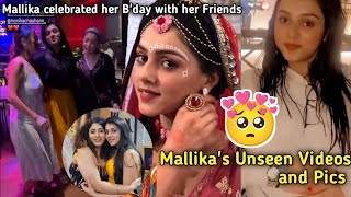 Mallika Singh celebrated her Bday with her family and friends🥰Mallika Singh Unseen videos amp Pics😘 [upl. by Jonme]