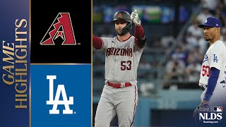 Dbacks vs Dodgers Game 1 Highlights 10723  MLB Highlights [upl. by Haelak638]