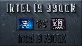 Intel i9 9900K vs i9 7900X Benchmarks  Test Review  Comparison  Gaming  10 Tests [upl. by Harle]