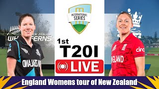 New Zealand Women vs England Women 1st T20I Live  NZW vs ENGW 1st T20I  Cricket 22 [upl. by Blaseio]