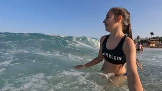 Bianca vs Waves in Cyprus  October 2022  Part 1 [upl. by Nnagem]