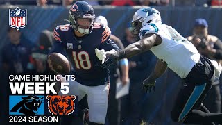 Carolina Panthers vs Chicago Bears Game Highlights  NFL 2024 Season Week 5 [upl. by Vladamir177]