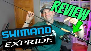 Shimano Expride B SPINNING ROD REVIEW Is this THE drop shot rod [upl. by Barbuto]