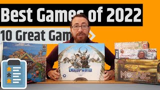 The Best 10 Board Games of 2022 [upl. by Mihar579]