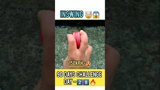 THE ART OF INSWING BOWLING 🤯  150KPH 🔥 TECHNIQUES AND TIPS shorts cricket bowling fastbowling [upl. by Emelia]