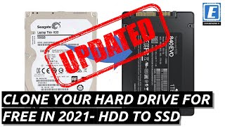 UPDATED  Clone your hard drive for free in 2021  HDD to SSD  HD Clone X [upl. by Euqinom]