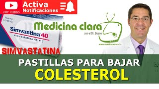 Simvastatina 💊 Pastillas para bajar el colesterol  👨‍⚕️ Vademecum Medicina Clara [upl. by Wood]