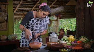 My healthy breakfast recipe  Very Soft Rice flour Breakfast Recipe with Coconut milk amp Banana [upl. by Chevy]