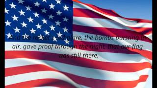 American National Anthem  quotThe Star Spangled Bannerquot EN [upl. by Bruell89]