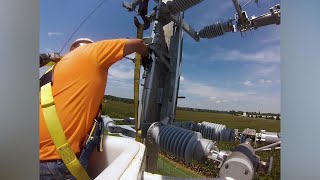 34kV Unitized BearTrap Switch Installation [upl. by Narib]