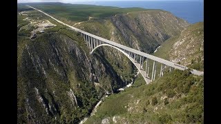 SOUTH AFRICA  The worlds highest bungee jump bridge216 Meter [upl. by Bussey]