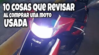 Revisa esto antes de Comprar una Moto Usada👈 [upl. by Irelav265]