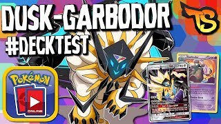 ✪ Pokémon TCG  Dusk ManeGabodor Deck DECKTEST [upl. by Nagam]