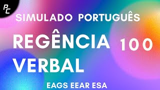 Simulado de Português 100  Regência Verbal [upl. by Auod]