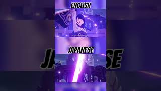 You Will Be Inlaid Upon This Statue  Genshin Impact English Vs Japanese [upl. by Zorina]