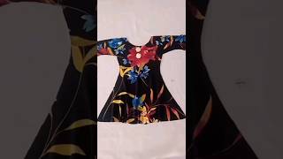 Beautiful Frock Design  Easy Cuting [upl. by Anoif]