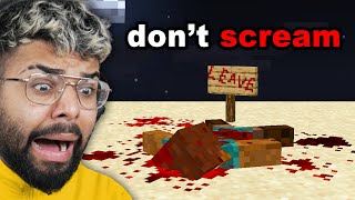 If I Scream Minecraft Gets More SCARY [upl. by Aonian]