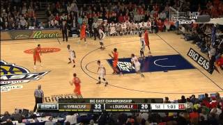 Big East Tournament Championship Game  4 Louisville vs 19 Syracuse 03162013 Full Game [upl. by Rosina860]