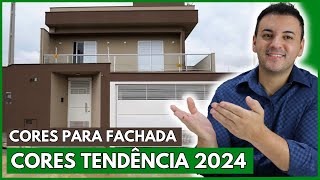 5 CORES TENDENCIA PARA FACHADA EM 2024 [upl. by Sivaj398]