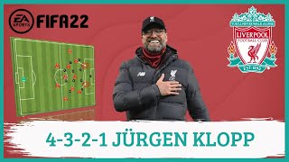 Jürgen Klopp 4321 Liverpool FIFA 22 Tácticas [upl. by Washington]