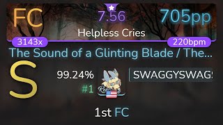 Live SWAGGYSWAGSTER  Xanthochroid  The Sound of a Glinting Blade Helpless 9924 1 705pp FC [upl. by Betsey]