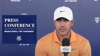 Brooks Koepka Press Conference  2024 PGA Championship PreTournament [upl. by Wasserman]