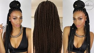 HAIR  I GET BOX BRAIDS  EBONY B SALON [upl. by Mcclenon]